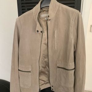 Banana republic suede leather jacket, size m